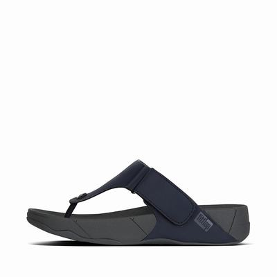 Fitflop Trakk II Neoprene Toe-Post - Sandalen Herren - Navy (RTL512943)